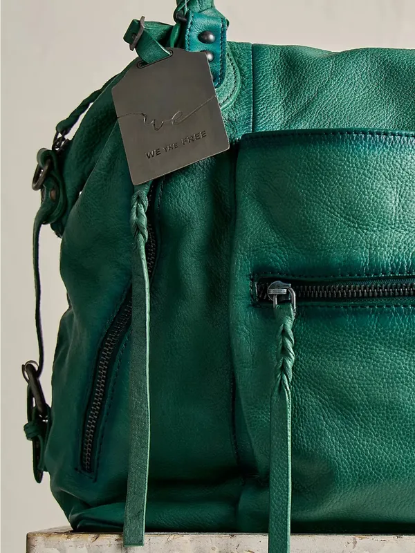 🆕 We The Free X Free People | Emerson Tote Bag | Greenery | ✨Sold Out✨ - Image 3