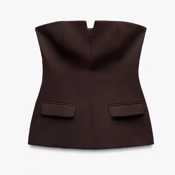 Zara - STRAPLESS TOP - Image 4