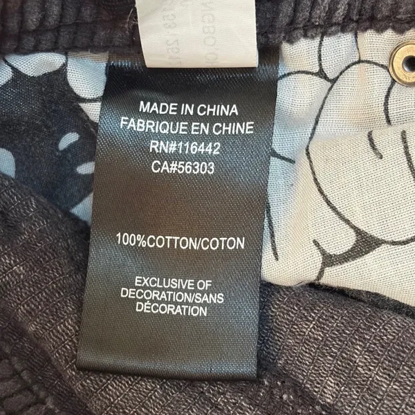 Empyre Grey Corduroy Straight Leg Skate Pants Women‎ 25 EUC - Image 4