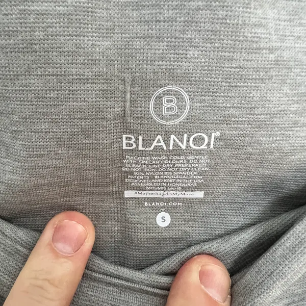BLANQI- NWT SportSupport Hipster Cuffed Leggings Maternity Athletic Workout - Image 5