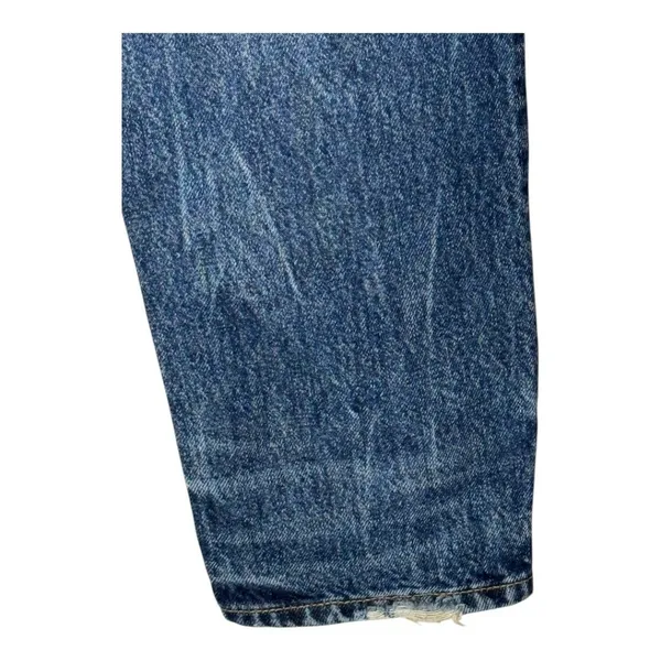 Alexander Wang Jeans‎ Women 26 Blue Medium Wash Denim Faded Straight Leg Luxury - Image 6