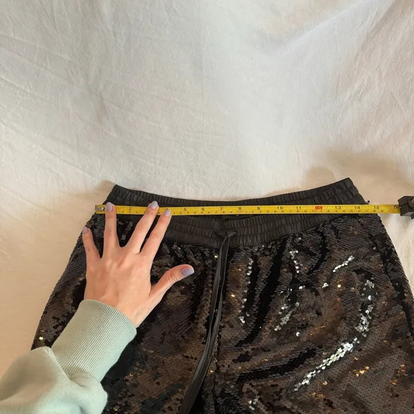 Express sequin jogger pants size medium - Image 2