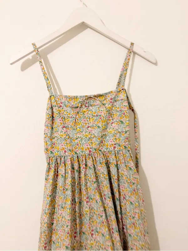 For Love & Lemons Raleigh Midi Dress Floral Tie Size XS - Image 4