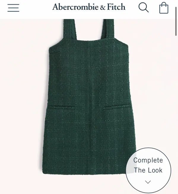 Abercrombie Tweed Shift Mini Dress NWT Size Small - Image 8