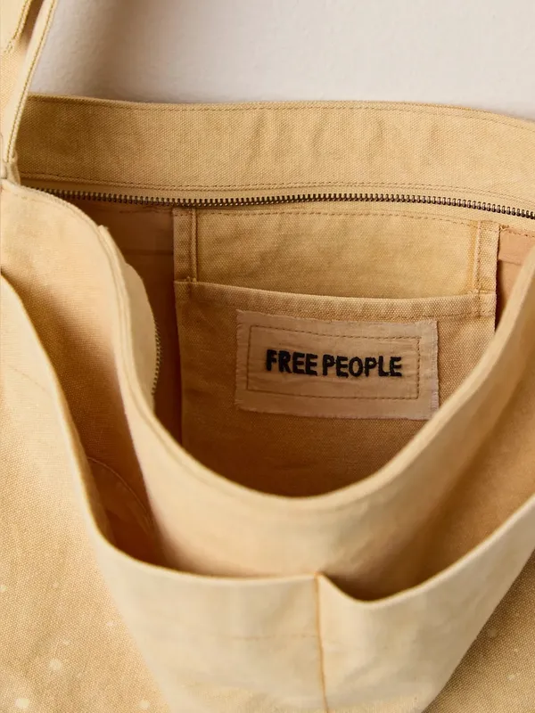 NWT Free People Camp Crush Sling Bag ~ Neutral / Yellow-ish 💛💛💛SOLD OUT! - Image 5