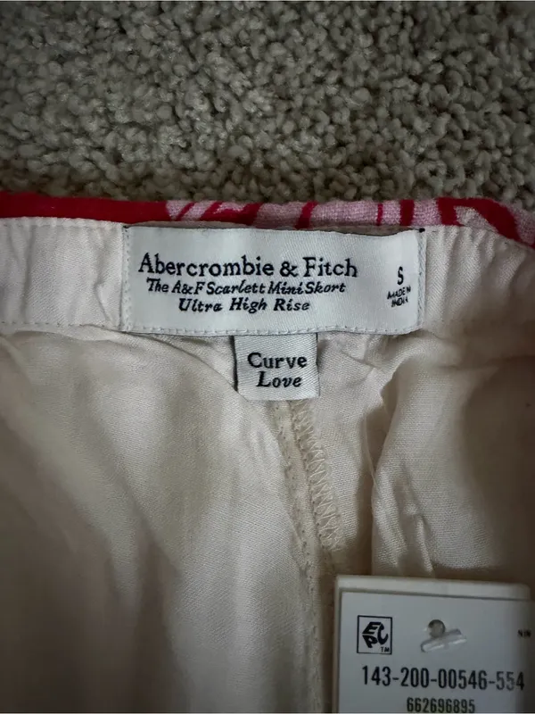 Abercrombie Curve Love Linen Blend Skort - Image 5