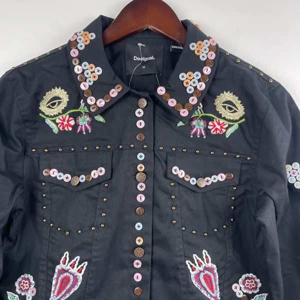 Desigual Ferrara Embroidered Embellished Jacket - Image 5