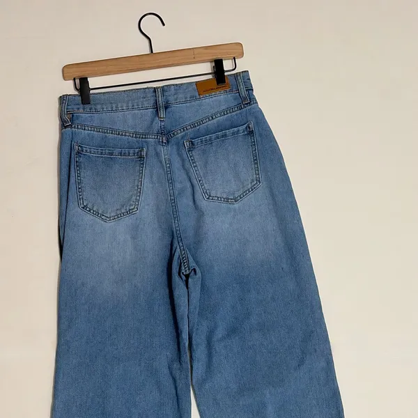 AUSTIN LANDING Sporty Jogger Jeans Green Stripes‎ Denim Back Size 5 Juniors - Image 8