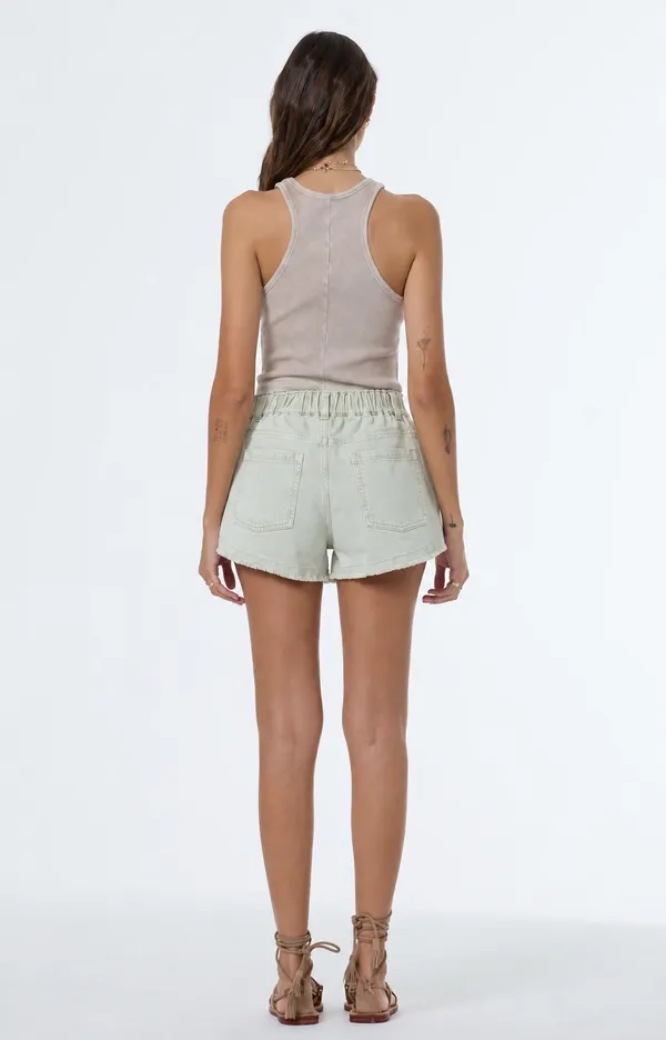 High-Rise Denim Shorts - Image 5