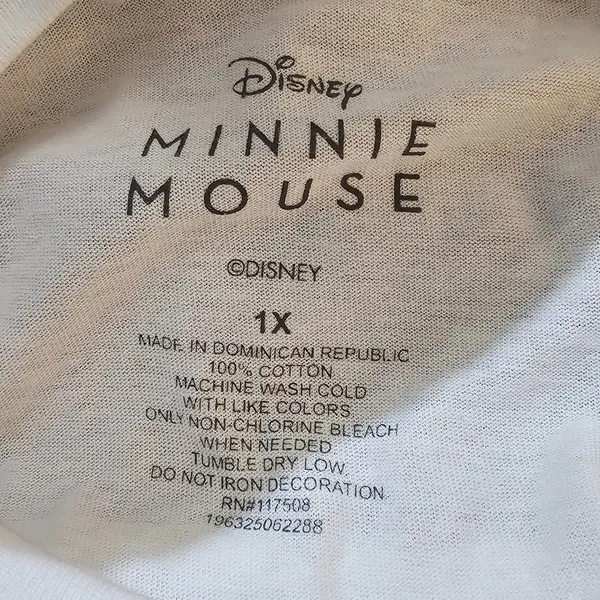 NWT Disney Minnie Mouse Womens‎ The Future Is Female Obviously Tshirt 1X - Image 4