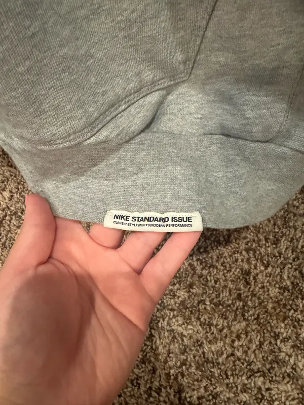 Grey Nike Hoodie - Image 3