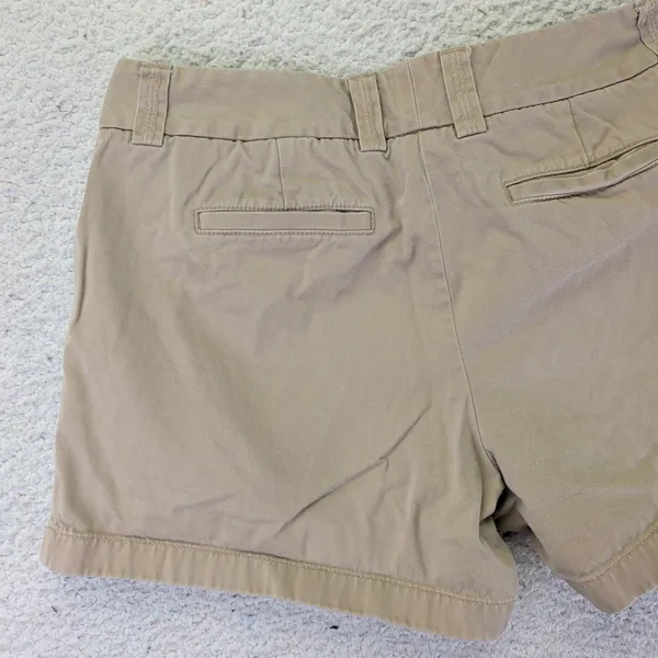 J.Crew Classic Twill Chino City Fit Shorts Khaki Tan Cotton Womens Size 12‎ - Image 8