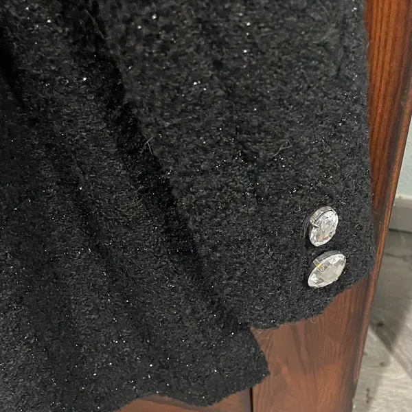 Elegant Black Women's Coat - Image 4