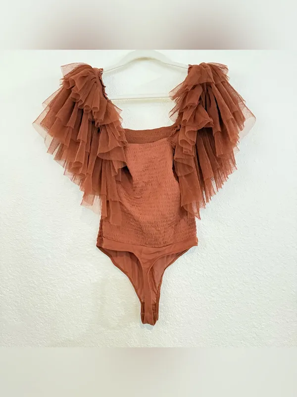 NWOT Free People Kill The Lights Bodysuit - Image 8
