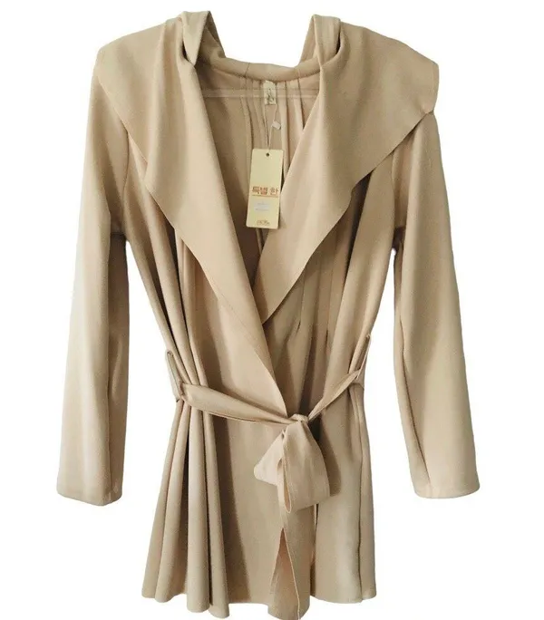 Jebie Fashion Beige Belted Dust Jacket - Image 5