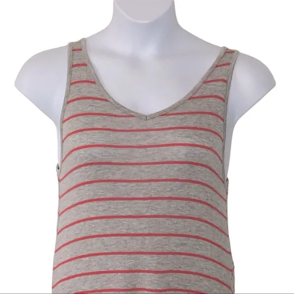 Marc New York Striped Midi Dress L Coastal Resort Travel Capsule Vacation - Image 3