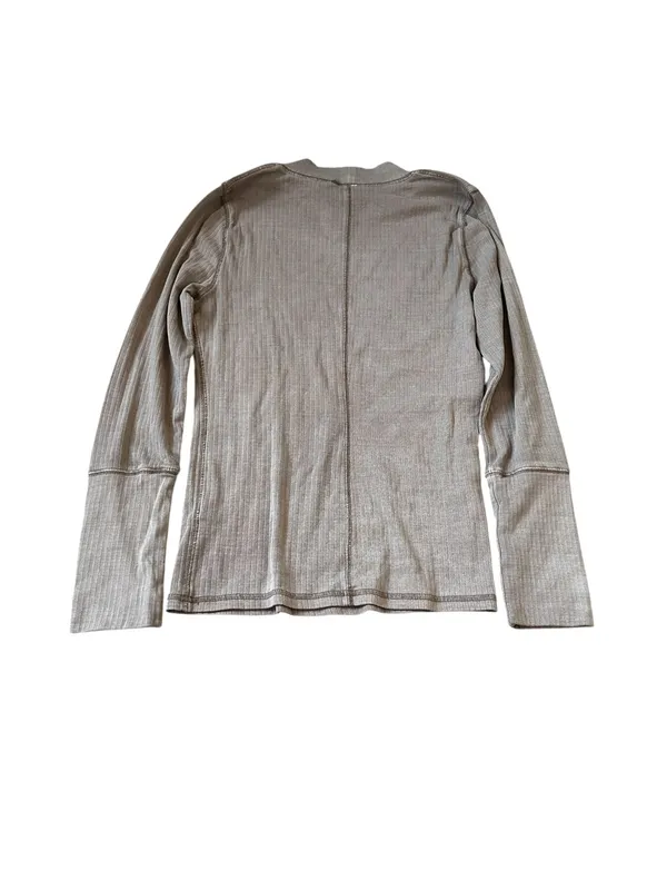 Intimately Free People Ribbed Knit Mock Neck Top Long Sleeve Casual Clean Girl - Image 6