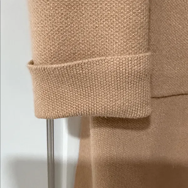 Women's Tan Belted Coat Size XL - Image 9