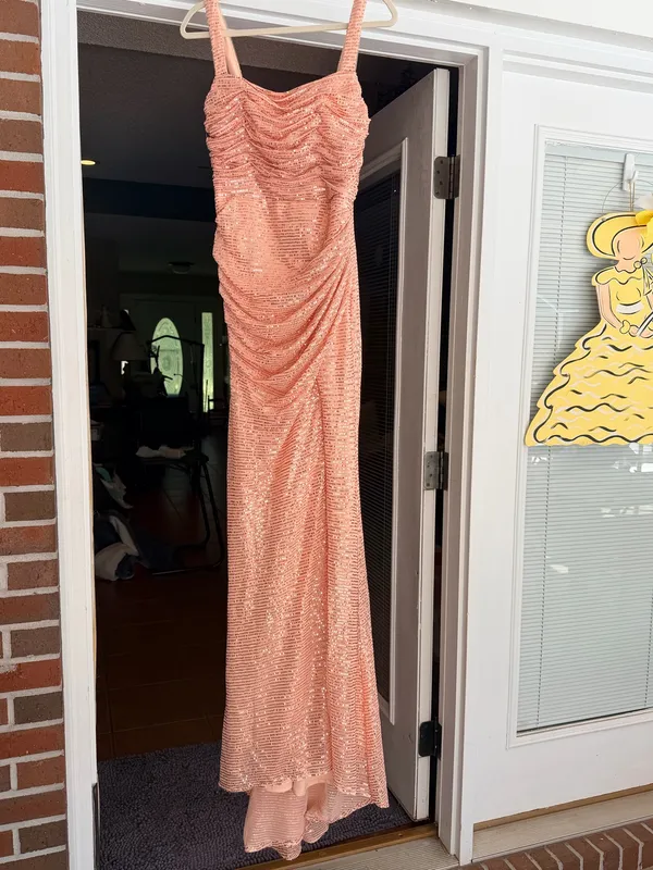 Latena Sequin Prom Dress 6 Pink - Image 2