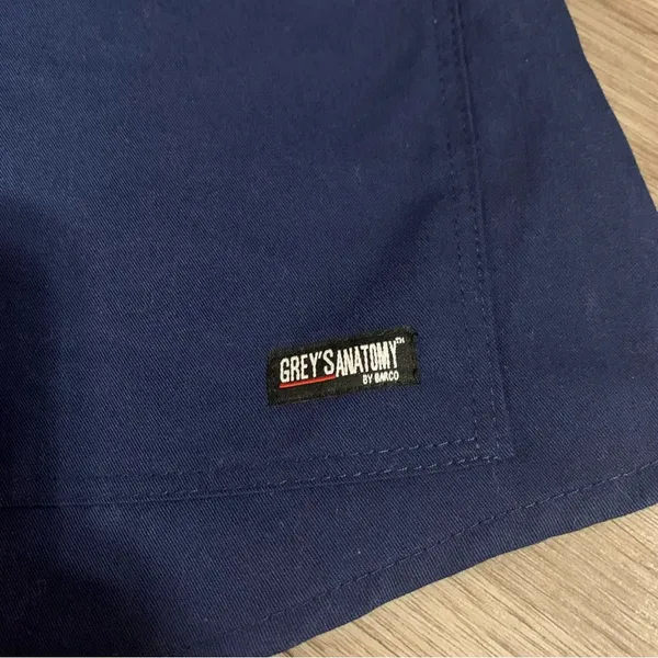 Grey’s Anatomy Navy Blue Scrub; Small - Image 2