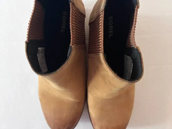 Sorel Joan of Arctic Wedge II Chelsea Boot - 8.5 - Camel Brown - Image 7
