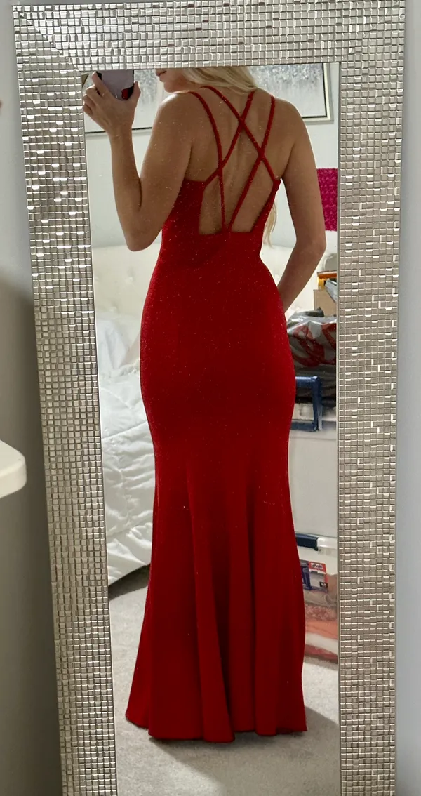 Red Dress Formal Dress - Image 3