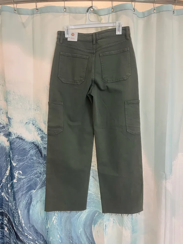 Cropped green pants Size 28 - Image 3