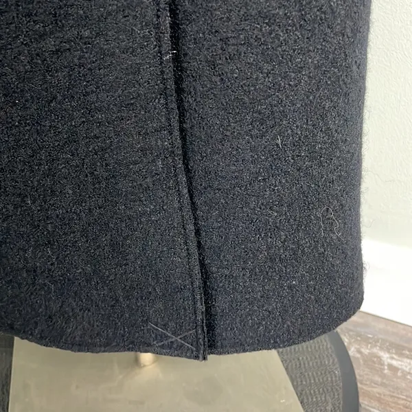 Zara black wool full length jacket - Image 5