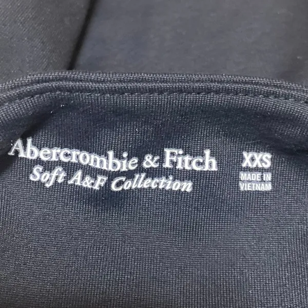 Abercrombie & Fitch Black Sleeveless Scoop Neck Cami Tank Bodysuit Top Size XXS - Image 3