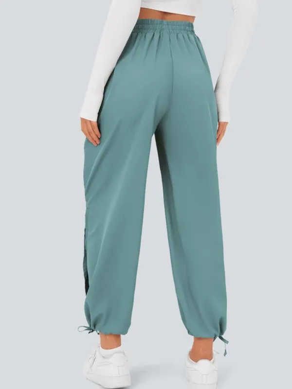 NWOT Halara Blue Breezeful Highwaisted Drawstring Casual Joggers - Image 2