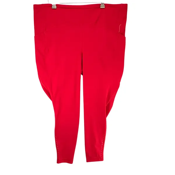 Lululemon Swift Speed High Rise Tight 20 Red Sleek Legging Running Athletic 28"‎ - Image 2