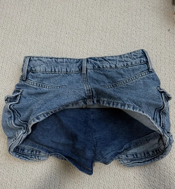 Garage Denim mini skort - Image 4