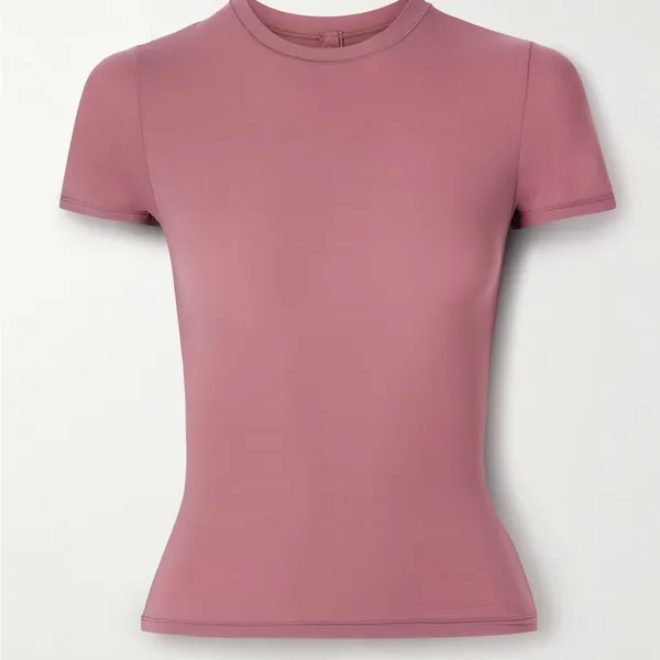 SKIMS (G13) NWT Fits Everybody T-shirt - BEET NWT XS - Image 2