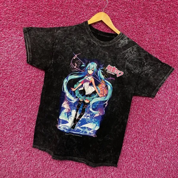 Hatsune Miku Vocaloids Virtual Anime Electropop Tee L - Image 3