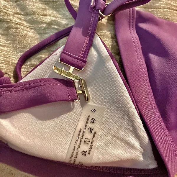 NWOT Plum Purple Small 2 piece bikini. - Image 4