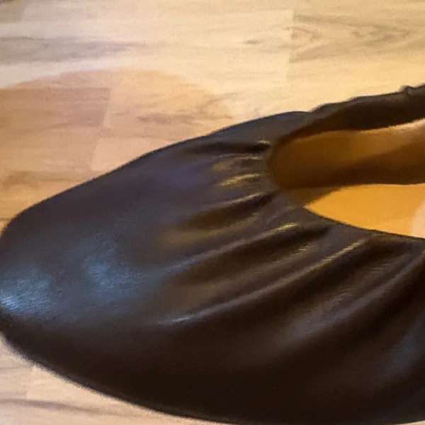 The drop black ruched classic flat ballets new size 8 - Image 6