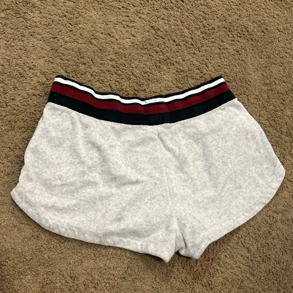 Nike Terrycloth Shorts Gray Black Red Side Stripe Women’s Size Medium - Image 5