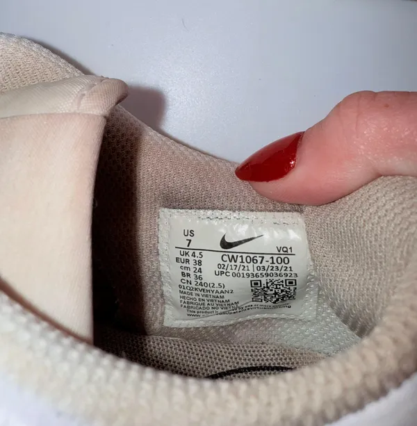 Nike Court Vintage Premium White Sneaker - Image 5