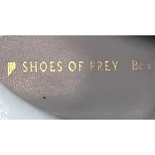 Shoes Of‎ Prey Booties Womens 7 Tan Suede Leather Heeled Ankle Boots Pointed Toe - Image 13