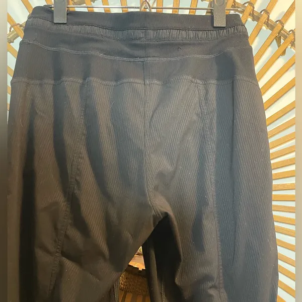 Lululemon Dance Studio Mid-Rise Cropped Black Pants Athleisure Adjustable Sporty - Image 13