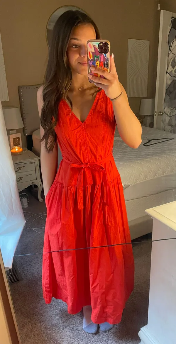 Red Maxi Dress - Image 2