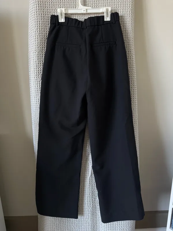 Abercrombie Sloane Tailored Pants Black - Image 3
