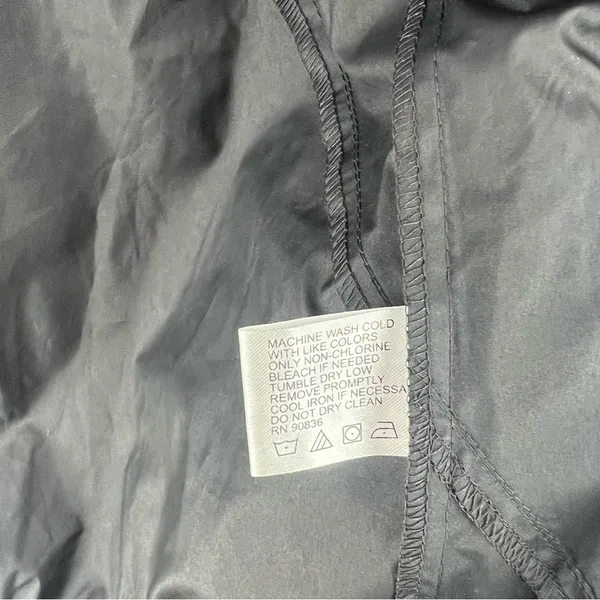 TYR Womens Alliance Windbreaker Black Wind & Water Resistant‎ Full Zip Jacket - Image 10