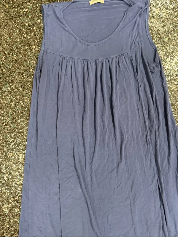 Ekouaer Blue Sleeveless Large Women’s Maxi Dress - Image 2