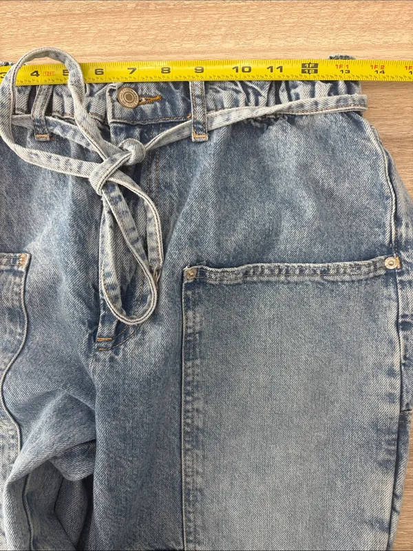 We The Free CRVY Outlaw Wide Leg Baggy Jeans Women Size Small - Image 13