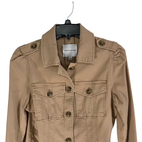 Gibson Latimer Size Small‎ Button Up Tan Jacket - Image 3