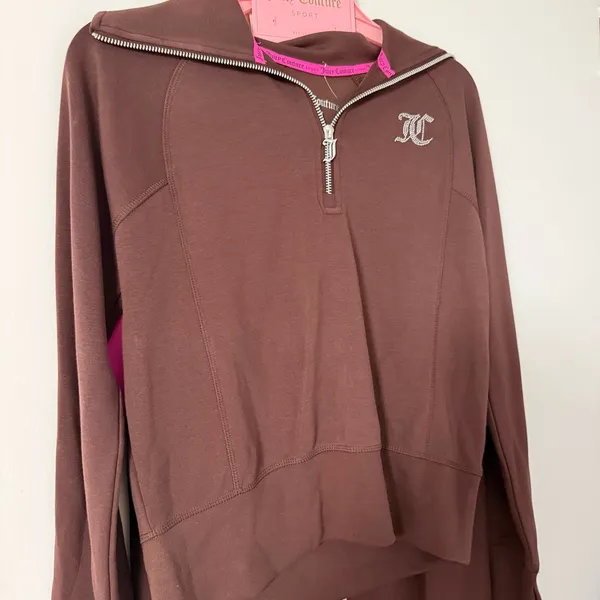 Juicy Couture sport brown sugar Chocolate Lounge Set / sweatshirt & leggings S - Image 2