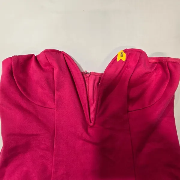 Superdown Gianna Sweetheart Bodysuit in Pink Medium - Image 5
