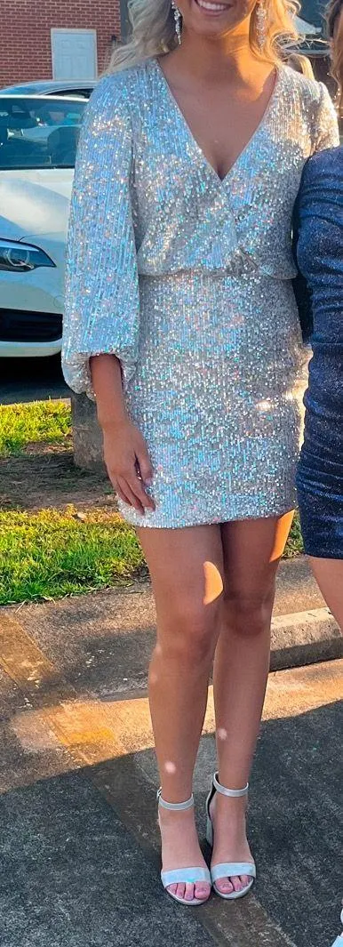 Eliza J Sparkly Dress - Image 2