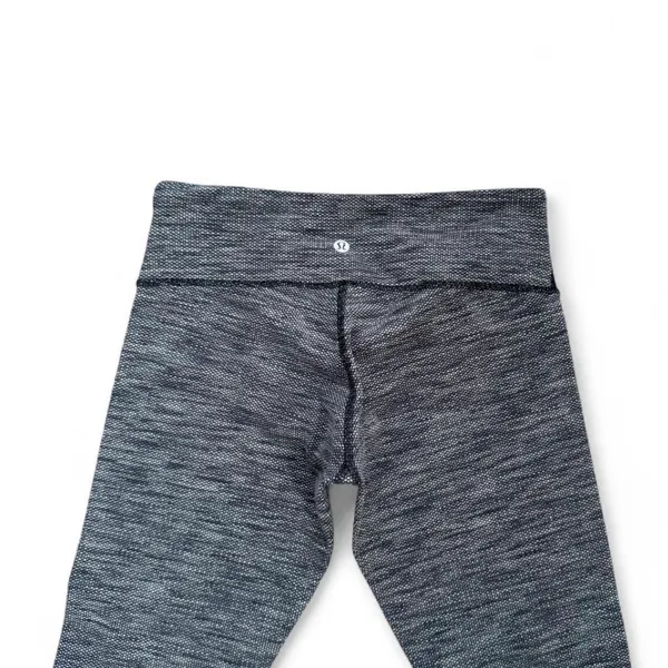 Lululemon y2k gray heathered low rise wunder under knit leggings - Image 2